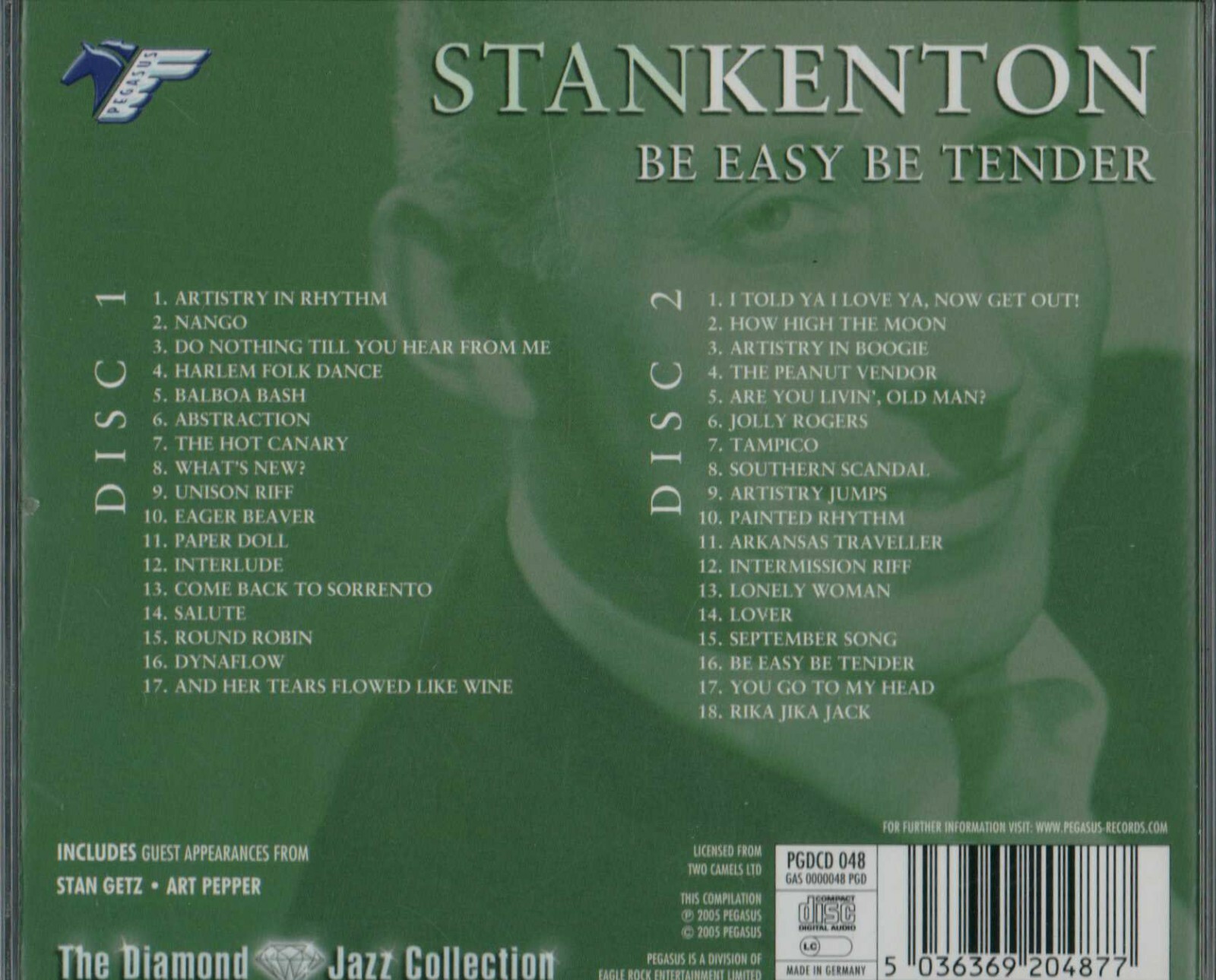 Stan Kenton 2cd Be Easy Be Tender D5 3 Ebay