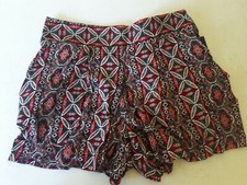 By By Juniors Soft Print Shorts pockets geometric pattern sz Small New w/tags