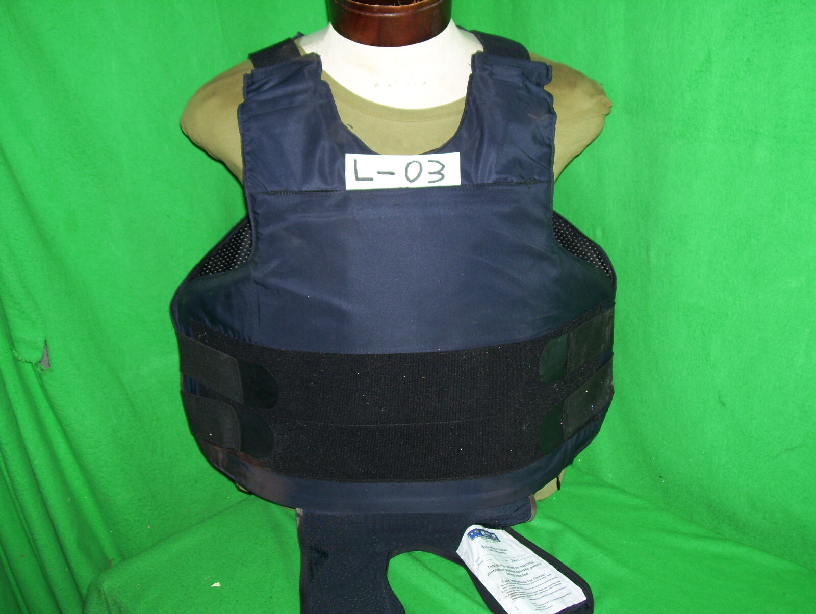 PACA Body Armor Bullet Proof Vest Level IIIA 2XLarge54R NOS Cond 2011