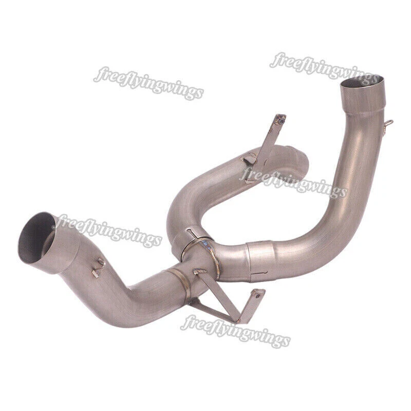 Tubo medio de escape de motocicleta tubo de titanio para Ducati Multistrada 1200 2010-2014 Foto 4 de 4