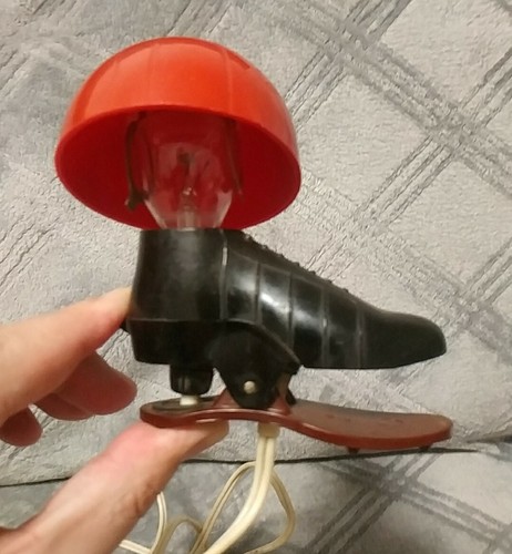 Rare antique Soviet night light from the USSR. Table lamp night light Butsa - Picture 18 of 24