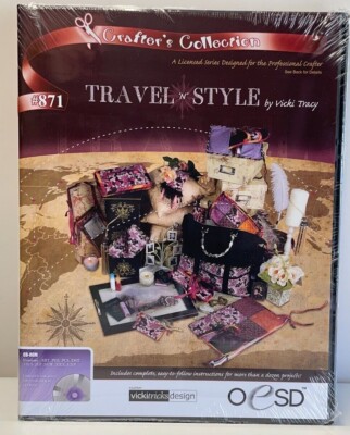 OeSD Crafter's Collection Travel in Style By Vicki Tracy Multiple Formats CD 871
