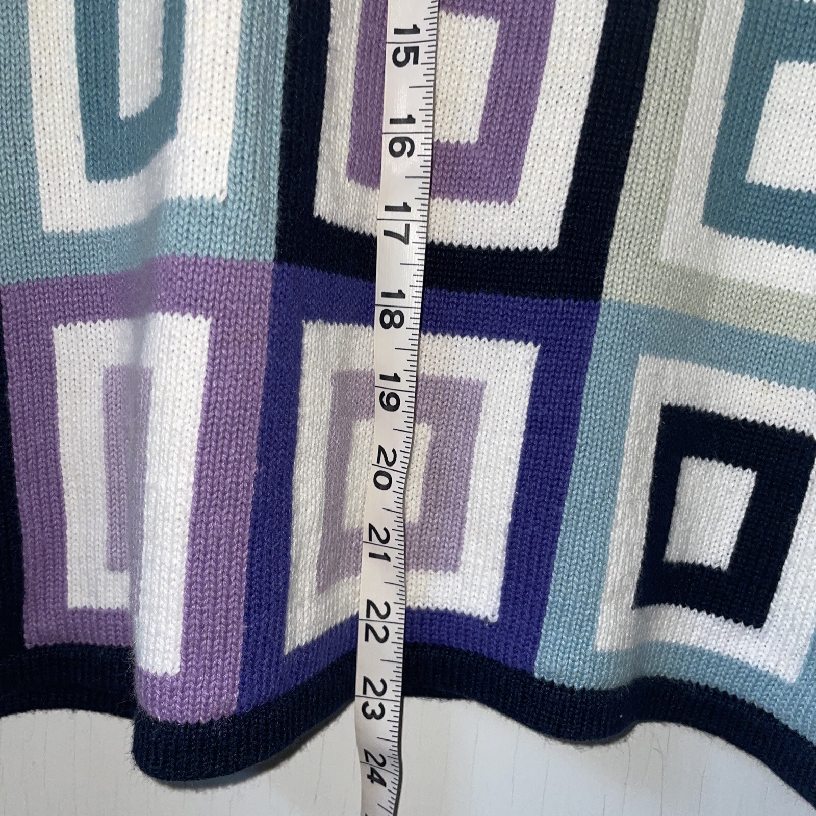 Talbots Vintage Patchwork Rami Cotton Cardigan Ar… - image 7