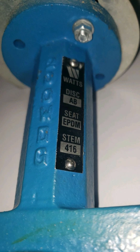 2-1/2" BDF-03-121-15-M2 WATT'S BUTTERFLY VALVE  RESILIENT SEATED  0525120 - Image 3 of 3