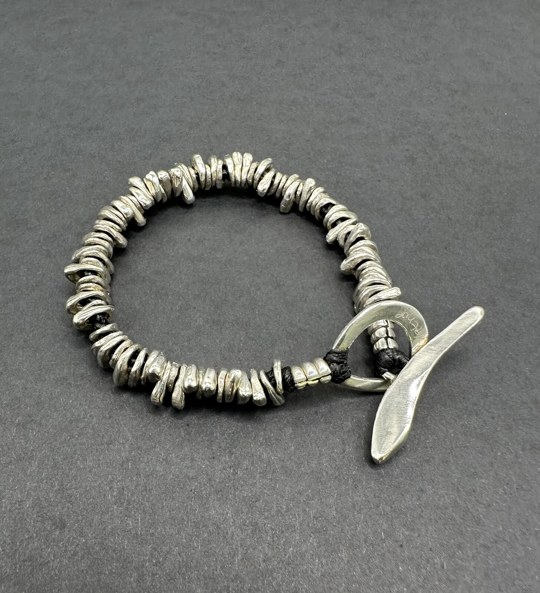 Jill Platner design/artisan crafted, sterling silver birdbone bead