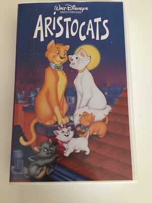 Aristocats VHS Video-Kassette Hologramm 400 04190 Walt Disney Vintage Sammler