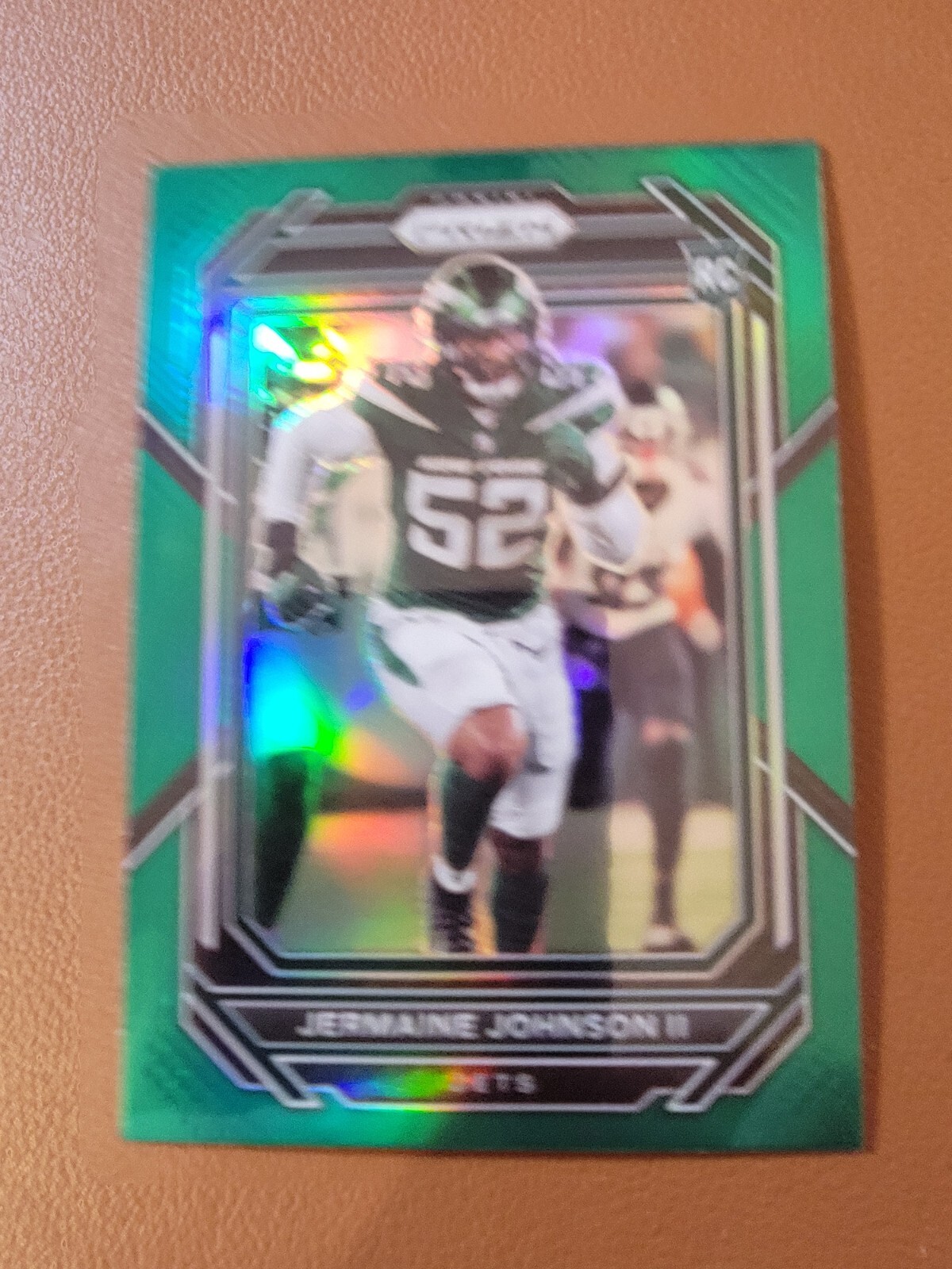 2022 Panini Prizm - Rookies Jermaine Johnson II #375 Green Prizm (RC)