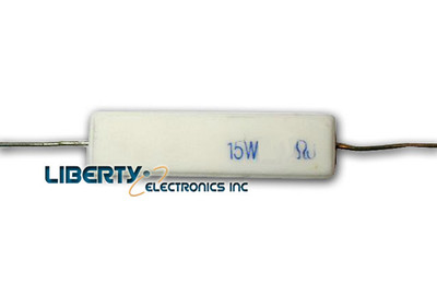 LOT of 5 (five) CERAMIC RESISTORS 15W - 47 Ohm