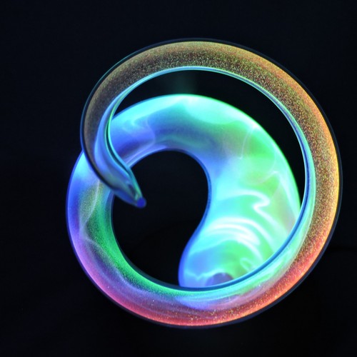 Lumisource Electra Spiral Sculptured Plasma Motion Art Lamp Light Corded Tested - Picture 11 of 21