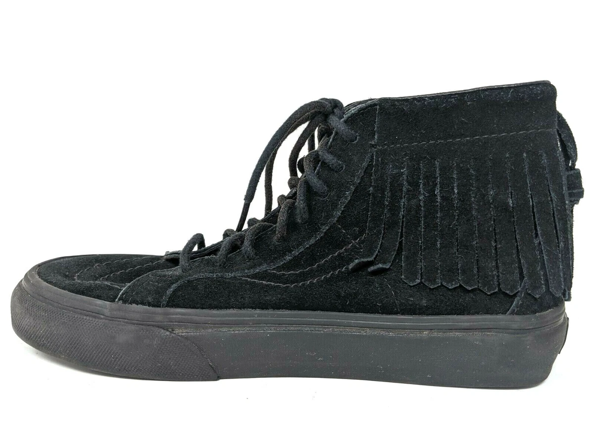 vans high tops with fringe