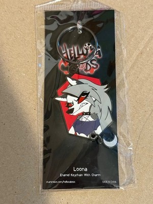 Helluva Boss Loona Enamel Keychain & Charm Limited Edition NEW
