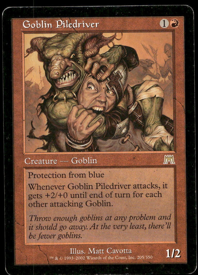 GOBLIN PILEDRIVER ONSLAUGHT MAGIC: THE GATHERING LP