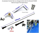 Accelerator Control Linkage & 4mm Arm for 26CC - 32CC Zenoah RCMK Engine RC Boat