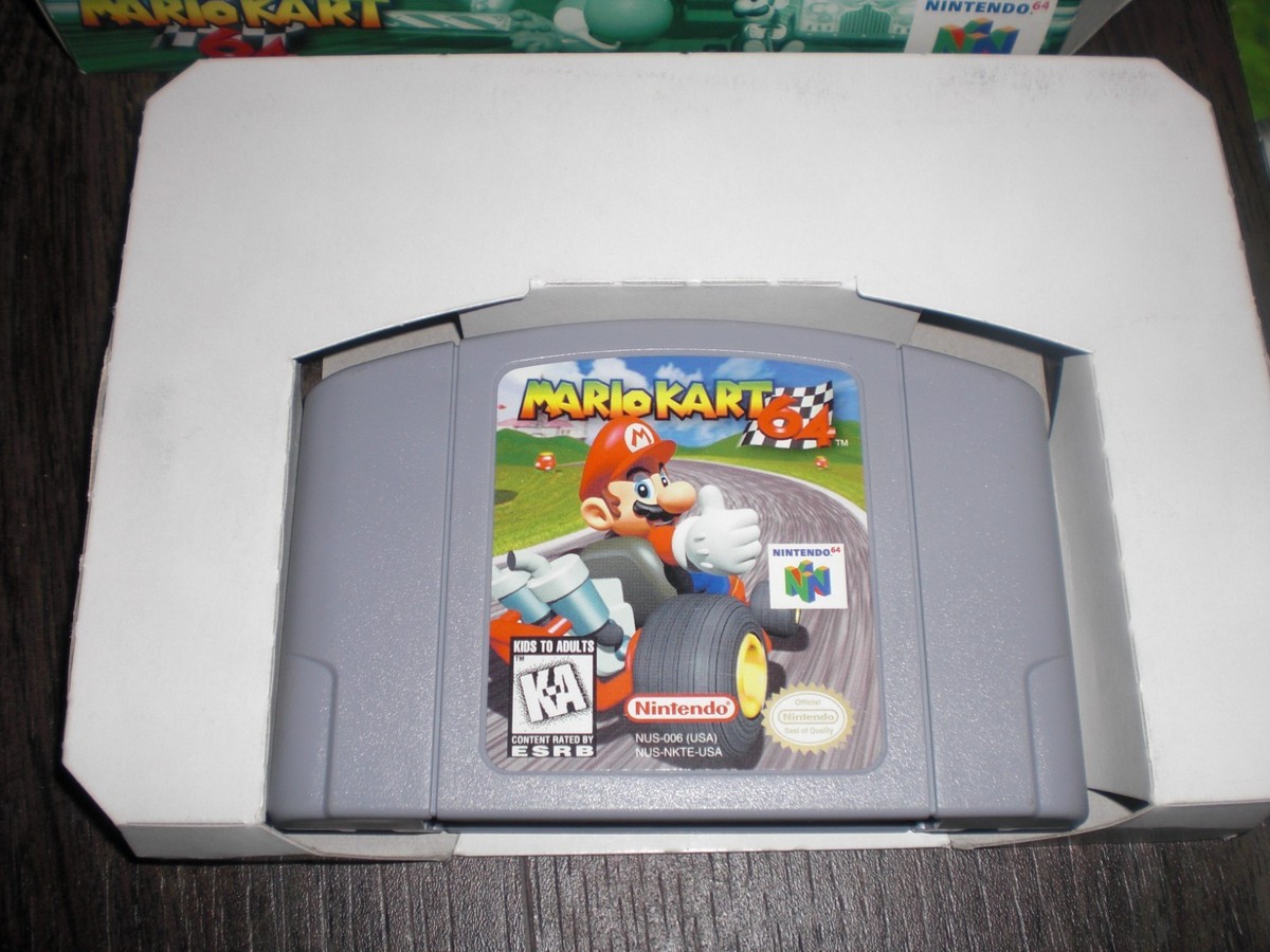 Mario Kart 64 N64 Nintendo 64 1997 Genuine Complete In Box CIB