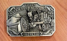 Antique Tractor Pull Belt Buckle, 1983 Limited Edition