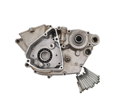 Kawasaki KX250F - Stock Left Side Crank Case Half Bottom End - 2005 KX 250F OEM