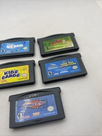 Lot of 5 Game Boy Advance GBA Game Cartridges Only Tested Cleaned, & Working