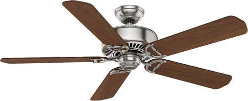 Casablanca 54" Ceiling Fan - Remote Control, Brushed Nickel, 5 Blades, No Light - Picture 1 of 8