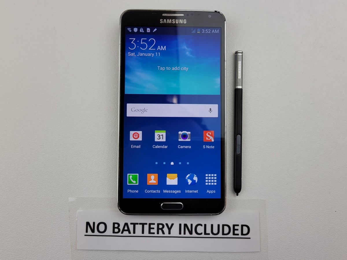 Samsung Galaxy Note 3 (SM-N900V) 32GB - Black (GSM Unlocked