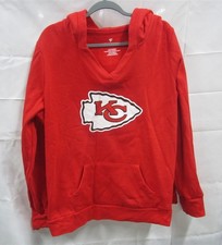 Fanatics Womens Size 2XL Kansas City Chiefs Patrick Mahomes 15 V-Neck Hoodie