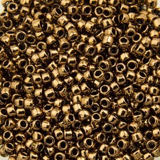 15/0 TOHO ROUND Bronze Seed Bead 8g 