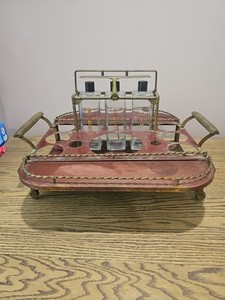MCM Tantalus Rolling Bar Cart Drop Leaf Sides FOR RESTORATION