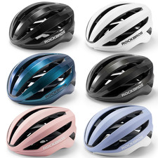 ROCKBROS Fahrradhelm Leicht Rennradhelm Verstellbar Erwachsene Helm 58-62cm