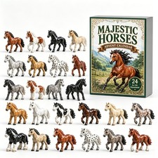 24-Day Equestrian Advent Calendar 2026 for Festive For Home Decoration