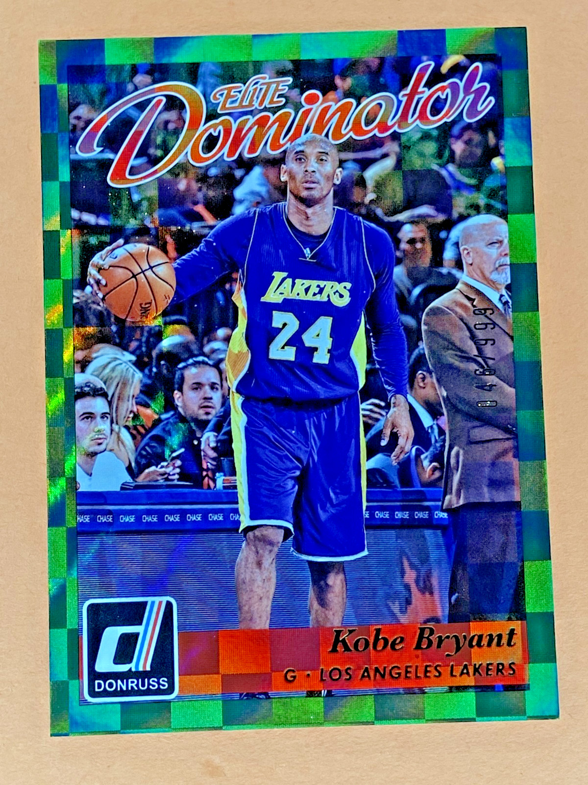 2015-16 Donruss #8 Kobe Bryant Elite Dominator Veterans # 46/999