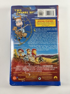 NEW The Wild Thornberrys Movie (VHS, 2003) Nickelodeon Blue