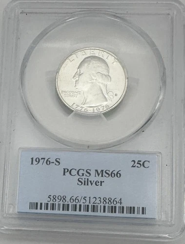 1976 S Proof Silver Washington Quarter PCGS PR69DCAM Great Coin!!!!