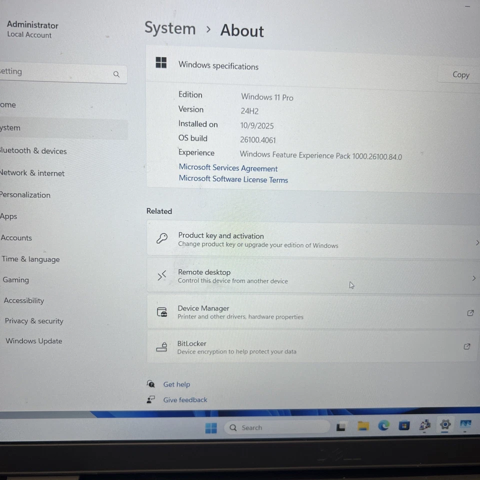 Dell Latitude 3540 Intel Core i7-1355U 1.7GHz 16GB RAM 256GB SSD GRADE B - Image 4 of 4