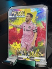 2023 Topps Finest Lionel Messi Prized Footballers Fusion Yellow/Red SSP #PFF-17