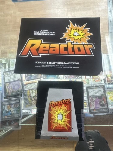 Atari 2600  Reactor With Manual