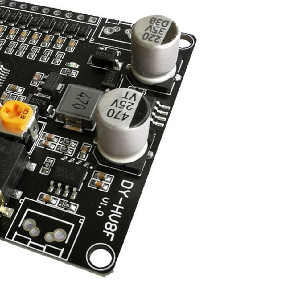 2X 12V/24V Voice Playback Module Serial Port Control Playback 10W/20W ...