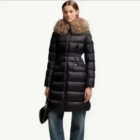 Moncler Boedik Women's Down Jacket Black Fox Fur Full Set 149997020 thumbnail 9