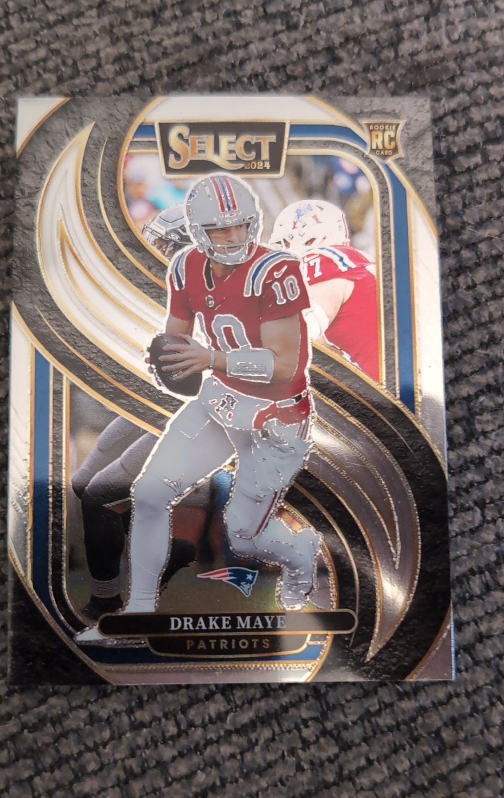 2024 Panini Select - Premier Level Drake Maye #113 Silver Prizm (RC)