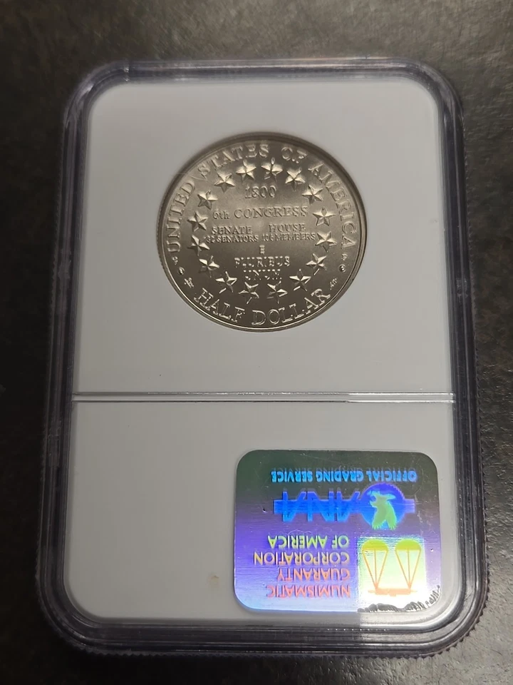 2001 P US Capitol Visitor Center Commemorative Half Dollar 50C NGC MS 69 MS69 - Image 4 of 4