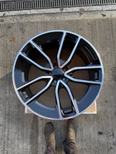 22" Audi VW Mercedes Alloy Wheels 22x10j ET48 5X112 HUB 66.6 GLOSS BLACK X4