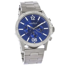 Caravelle by Bulova Men's Stainless Steel Chronograph Quartz Watch 43A116
