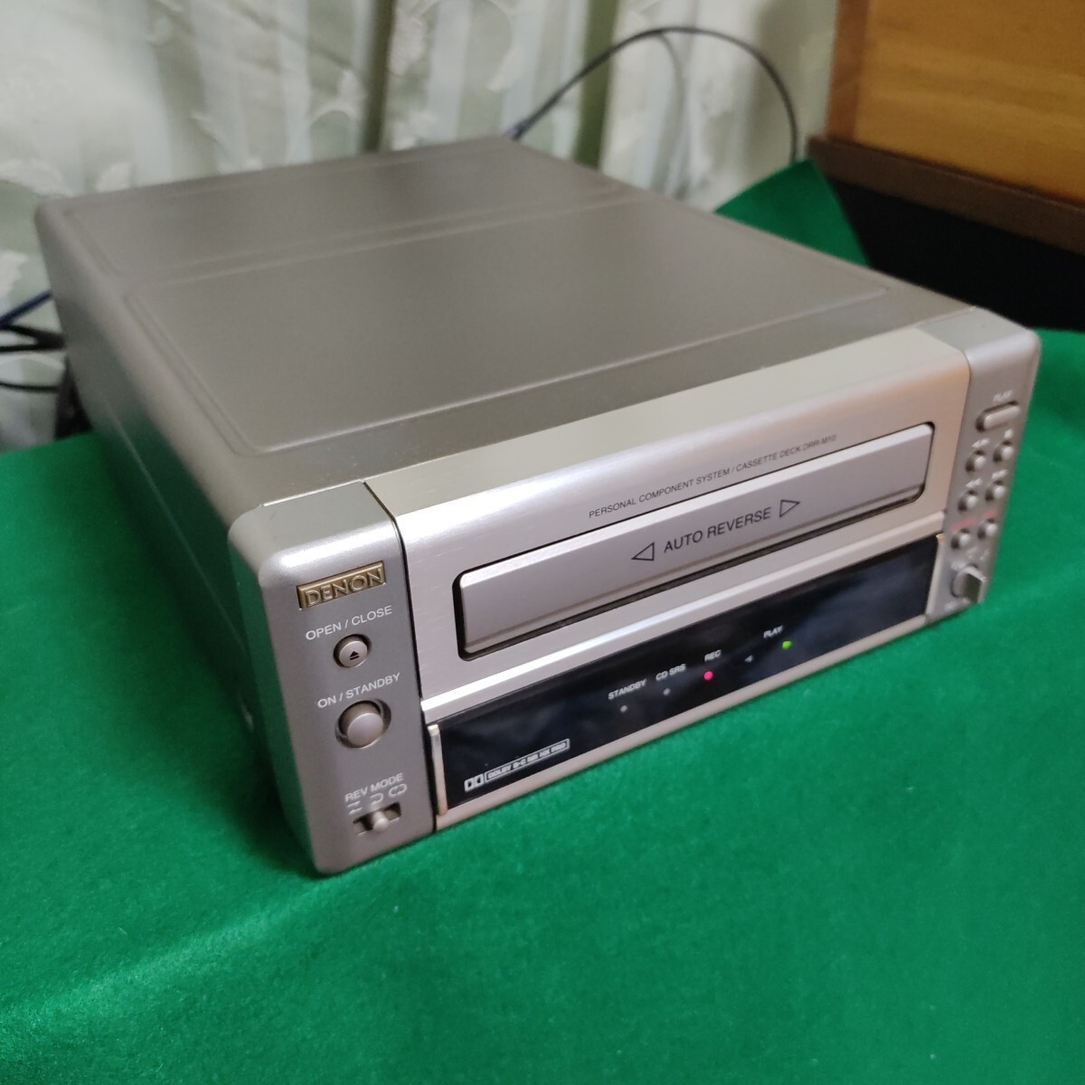 DDP DENON DRR-M10 Cassette Deck Serviced EX+ Horizontal Loading