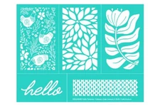 NEW “Hello Patterns” Chalk Couture Chalk Transfer Stencil Size B