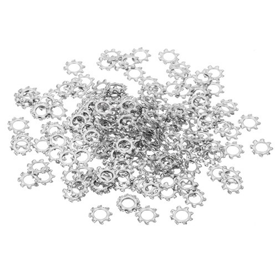 #ad #ad 200Pcs Locking Washer M5 304 Stainless Steel External Tooth Washer Silver $17.28