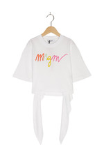 MSGM T-Shirt Gr. EU 128 Weiß Mädchen Neu