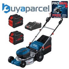 Bosch GRA 18V2-46 2X18V  Cordless Lawn Mower + x2 12ah Batteries + Charger Kit 