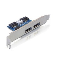 Dual Port SATA To Power eSATA 9Pin USB 2.0 Converter Bracket