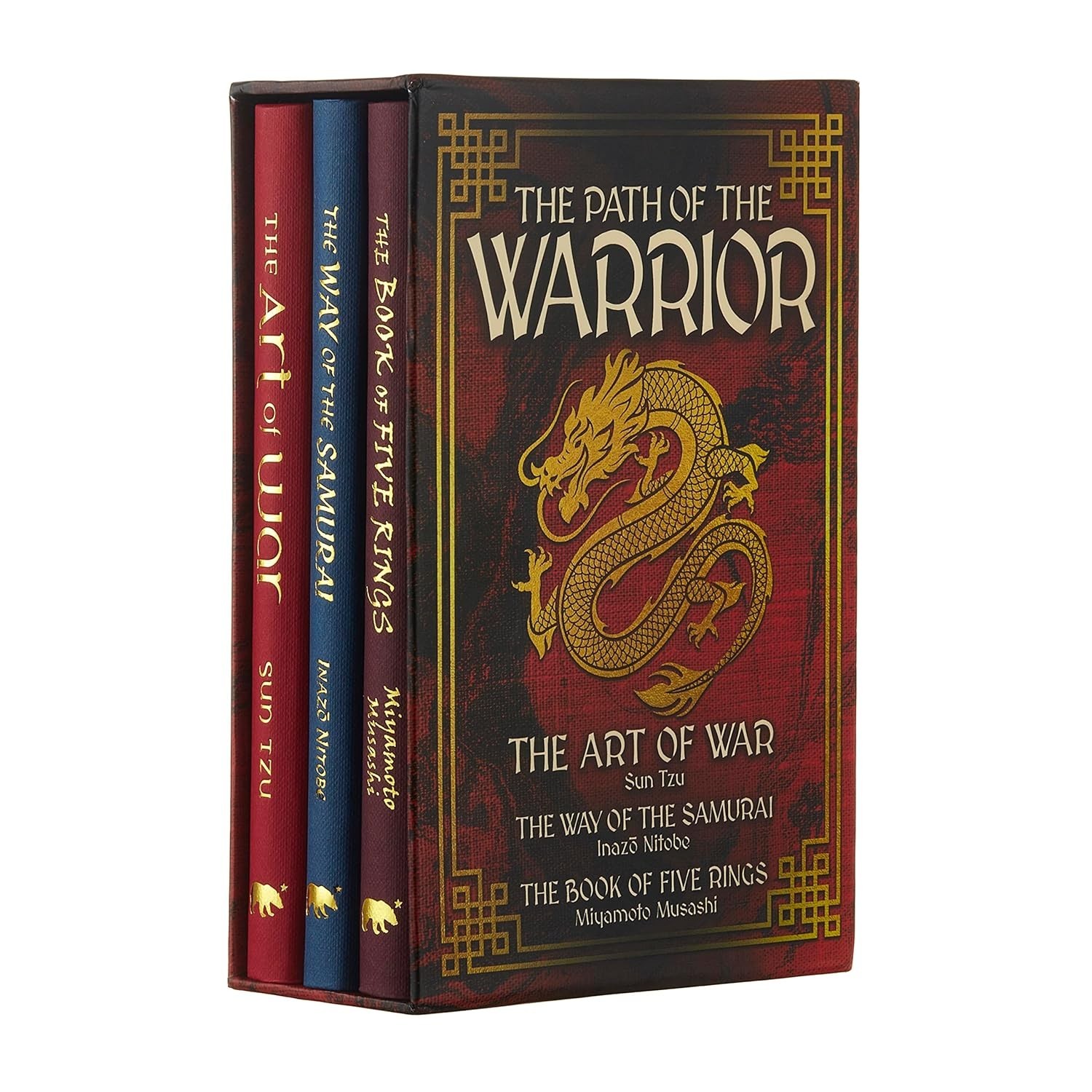 The Path of the Warrior Ornate 3 Books Box Set Art of War, Way of the Samurai
