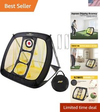 Enhance Swing Accuracy with Durable Golf Chipping Net - Perfect for Home Use
