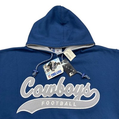 DEADSTOCK VTG 90s NFL DALLAS COWBOYS STARTER HOODIE SWEATSHIRT