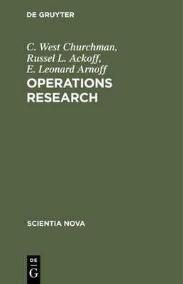 Operations Research C. West Churchman